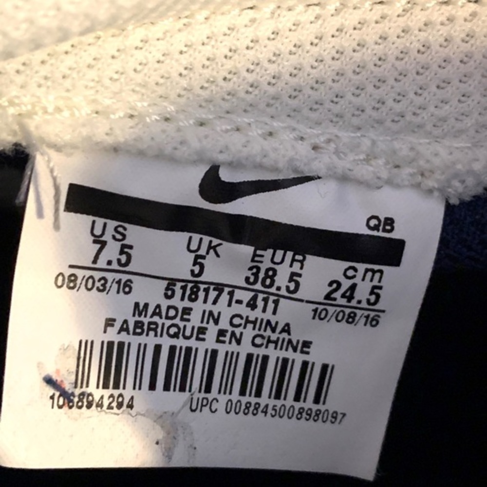 Nike Womens blazer mid shoe 7.5 - Picture 7 of 7